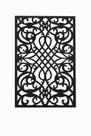 Divisor Ambiente Cobogó Mdf 3mm m0001 29x19 cm Preto