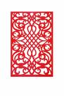 Divisor Ambiente Cobogó Mdf 3mm m0001 29x19 cm Vermelho