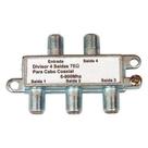 Divisor antena tv-1 entr/4 saida-coaxial