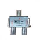 Divisor Cabo Coaxial Blindado Aubor 2X75 Digital 2050Mhz