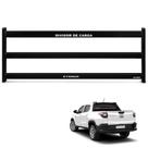Divisor Cargas Caçamba Fiat Strada 2021 a 2024 Reforçado Preto