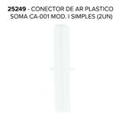 Divisor Conector De Ar Plástico Soma Ca-001 Simples - 2un