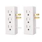 Divisor de 6 tomadas Wall Tap Cable Matters, pacote com 2