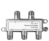 Divisor De Antena 4 Saidas Universal Uhf Vhf Digital A Cab