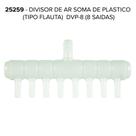 Divisor De Ar Soma De Plástico Flauta Dvp-08 (8 Saídas) Divisor De Ar Soma De Plástico Flauta Dvp-08 (8 Saídas)