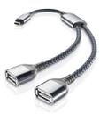 Divisor de cabo USB C macho para USB duplo fêmea Basesailor