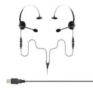Divisor de headset Project Telecom USB-A e USB-C com redução de ruído