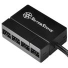 Divisor de hub de ventilador SilverStone PWM de 8 portas para 4 e 3 pinos