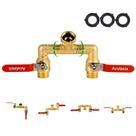 Divisor de Mangueira Acolasia 2 Vias em Latão com Alça Rotativa 360 Divisor de Mangueira Acolasia 2 Vias em Latão com Alça Rotativa 360
