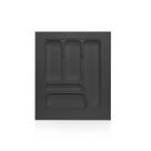 Divisor de Talher Para Gaveta 5 Nichos 37,5x47,5cm Cor Prata Divisor de Talher Para Gaveta 5 Nichos 37,5x47,5cm Cor Prata