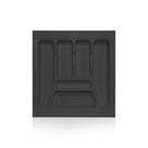 Divisor de Talher Para Gavetas 6 Nichos 44x48cm Cor Prata Divisor de Talher Para Gavetas 6 Nichos 44x48cm Cor Prata