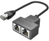 Divisor Ethernet AKWOR RJ45 Adaptador LAN 1 para 2 Divisor Ethernet AKWOR RJ45 Adaptador LAN 1 para 2