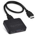 Divisor HDMI com links de áudio 1x2 4K @60Hz Divisor HDMI 2.0b Divisor HDMI com links de áudio 1x2 4K @60Hz Divisor HDMI 2.0b