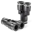 Divisor pneumático Y TAILONZ PNEUMATIC Black Push Lock PY-8 Divisor pneumático Y TAILONZ PNEUMATIC Black Push Lock PY-8