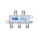 Divisor Satélite Proeletronic PQDV-2024BG 1:4 com Passagem DC 5 a 2400MHz Zamak