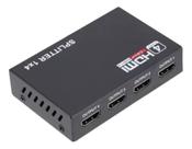 Divisor Splitter Hub Hdmi 1x4 Distribuidor Compatível Ps4 Xbox Tv Pc