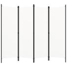 Divisória de quarto vidaXL Modern Industrial de 4 painéis branca creme Divisória de quarto vidaXL Modern Industrial de 4 painéis branca creme