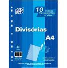 Divisória para Fichário 10 Divisões com Visor - Yes - Divisória para Fichário 10 Divisões com Visor - Yes -