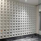 Divisória Pedra Leve Cobogó Decorativo Branco 1,20m x 0,60m 2,5 cm espessura