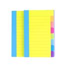 Divisória Sticky Notes Vanpad, 4 x 6 polegadas e 64 Ruled Notes, pacote com 2