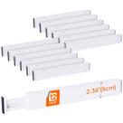 Divisórias de gaveta Lifewit, pacote com 12, organizador de plástico de 6 a 8 cm de altura