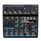 DJ Mixer Depusheng M6 - 6 Canais, Bluetooth e 256 Efeitos DJ Mixer Depusheng M6 - 6 Canais, Bluetooth e 256 Efeitos