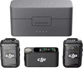 Dji Mic 2 (2 Tx + 1 Rx + estojo de carregamento) Cor preta