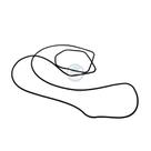 Dji part matrice 30/300/350 lower shell heat sink sealing rubber.