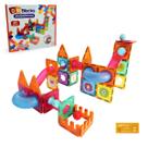 DM Blocks 67 Pecas DM Toys Blocos de Montar Magneticos Jogo de Encaixe Brinquedo Recreativo