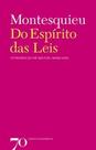 Do espírito das leis - EDICOES 70 - ALMEDINA