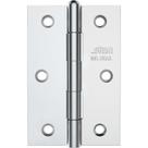 Dobradiça 3.1-2 X 2.5-16" X 1,5mm Com Pino Reversível E Canto Reto Galvanizado - 42052 - Stam