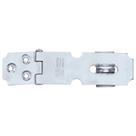Dobradiça 300 Porta Cadeado - 2.1/2"" Aço Escovado - 95453 - SILVANA