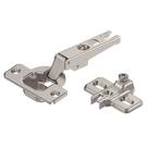 Dobradiça 35mm 107º Reta Modul Níquel com Calço Slide-On Blum