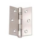 Dobradiça 3,5x3 em aço inox escovado jl embalagem com 3 unidades Dobradiça 3,5x3 em aço inox escovado jl embalagem com 3 unidades
