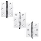 Dobradiça 3x2.5 Aço Cromado SM 3025 Cartela com 3 unidades Pado