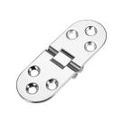 Dobradiça 6 Furos Cromada 79 X 30 X 2 MM Dobradiça 6 Furos Cromada 79 X 30 X 2 MM