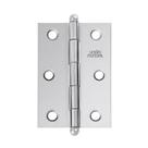 Dobradiça aço 3.1/2x2.5/16 leve s/anel acetinado cromado união mundial