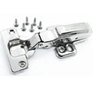 Dobradiça Amortecedor Copo 35mm INOX Baixa -RETA Calço Clip Renna Slow