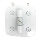 Dobradiça Automática Dupla V/v Para Vidro Esquerdo 1129 Bco