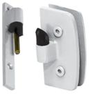 Dobradiça automática para box 1114 branca 2un Dobradiça automática para box 1114 branca 2un