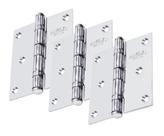 DOBRADIÇA BIANEL MAHLER 3.1/2'' x 3'' INOX 304 KIT 3 PEÇAS