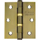 Dobradica Blister Silvana 891 - 3.1/2''X 3'' Aco Oxidado (3 Pecas Com Parafuso) Com Rolamento