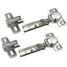 Dobradiça Caneco 26X8,5mm Braço Reto Sem Pistão Sem Clic Calço H3 Níquel 2 Peças Embalagem Autosserviço - 06922.0093.10 - SOPRANO