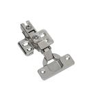 Dobradiça com amortecedor calço fixo 4 furos 110º pistão soft close 35mm - reforçada Dobradiça com amortecedor calço fixo 4 furos 110º pistão soft close 35mm - reforçada