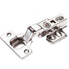 Dobradiça Com Amortecedor Copo 35mm Curva Alta Calço fixo Renna Slow Dobradiça Com Amortecedor Copo 35mm Curva Alta Calço fixo Renna Slow