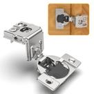 Dobradiça de gabinete Chibery Satin Nickel 1,5" Overlay 105 Soft Close