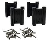 Dobradiça de porta Auto-Plaza Double Action Spring 3 polegadas, 4 unidades