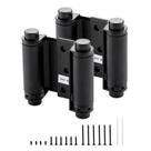 Dobradiça de porta HOME MASTER HARDWARE 3" Double Action Spring Matte Black Dobradiça de porta HOME MASTER HARDWARE 3" Double Action Spring Matte Black