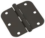 Dobradiça de porta NATIONAL MFG N830-325 9 cm em bronze, pacote com 3