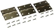 Dobradiça de porta National MFG N830-326 em níquel acetinado, pacote com 3, 8,9 cm